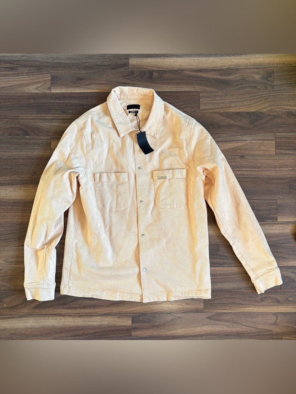 RtA Light Tan Utility Shirt Jacket